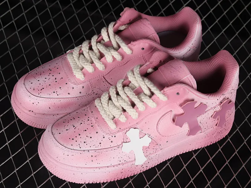 All categories Nk Air Force 1 Air Force series Nk Air Force 1 Low Chromehearts x Nk Air Force 1'07 Low Chromehearts co-branded custom Air Force 1 low-top casual sneakers DD8959-100
